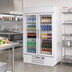 Thumbnail image #3 for Beverage-Air MarketMax 2-Section Reach-In Glass Door Refrigerated Merchandiser, 40.2 Cu. Ft., White, Bottom-Mounted