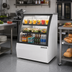 Thumbnail image #2 for Beverage-Air 37-1/4-Inch Open Food Rated Refrigerated Deli Case with Curved Glass, White, 10 Cu. Ft.