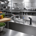 Thumbnail image #2 for T&S Brass B-1172-07 Deck-Mount Workboard Faucet with Side Spray