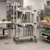 Thumbnail image #3 for MetroMax 4 36-Inch Wide Mobile 4-Tier Bulk Drying Rack with Drop-Ins and Tray Rack