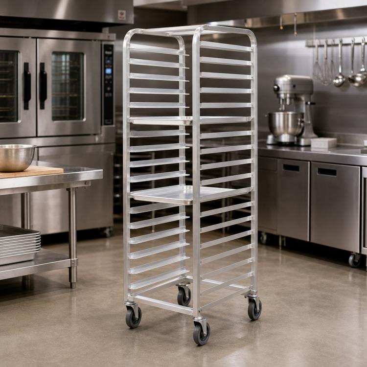 Product image #2 for Channel Manufacturing Walk-In Stainless Steel Bun Pan Rack, 11 Full-Size Pan Capacity