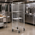 Thumbnail image #2 for Channel Manufacturing Walk-In Stainless Steel Bun Pan Rack, 11 Full-Size Pan Capacity