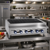 Thumbnail image #2 for Imperial 72-Inch Countertop Gas Charbroiler with 12 Radiant Burners