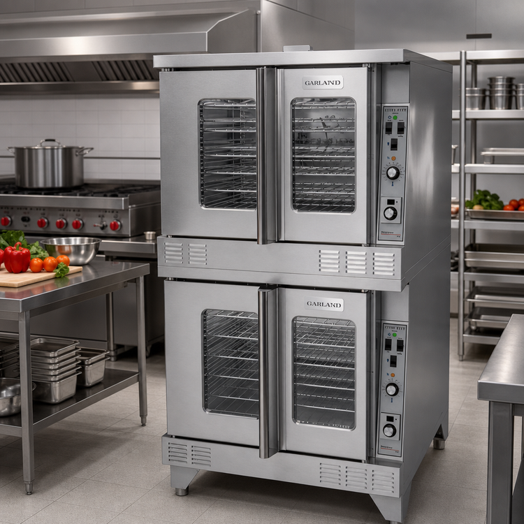 Product image #2 for Garland Signature Master Series Full-Size Standard-Depth Double-Deck Gas Convection Oven