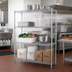 Thumbnail image #2 for Eagle Group 4-Tier Stationary Starter Wire Shelving Unit, 60W x 24D x 63H, Chrome-Plated