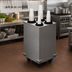 Thumbnail image #2 for 4-Station Mobile Cup Dispenser for 8 oz to 46 oz Cups, Stainless Steel