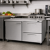 Thumbnail image #3 for Turbo Air PRO Series Two-Section Undercounter Freezer with Doors and Drawers, 17 Cu. Ft., Self-Contained, Stainless Steel