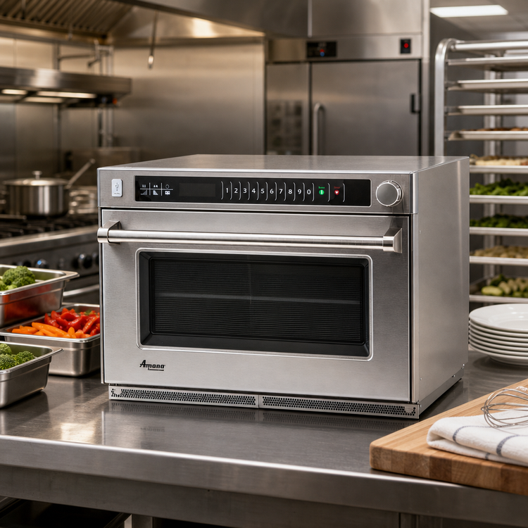 Product image #2 for Amana Commercial AMSO35 Microwave Powered Steamer Oven, 1.6 Cu. Ft., 3500W, Countertop