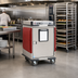 Thumbnail image #2 for Metro C5T5-DSL C5 Transport Armour Half-Height Mobile Heated Holding Cabinet, Solid Door, 9 Sheet Pan / 16 Hotel Pan Capacity, 120V