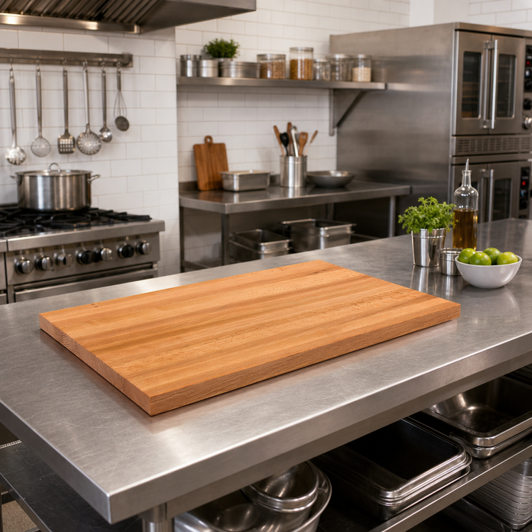 Product image #2 for Appalachian Red Oak Edge Grain Kitchen Countertop, 36 x 25 Inches, Varnique Finish