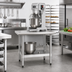 Thumbnail image #2 for Eagle Group Stationary Stainless Steel Mixer Stand with Adjustable Undershelf, 36 x 30 x 24 Inches