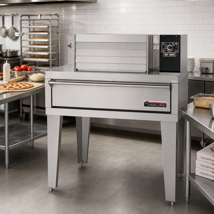 Product image #2 for Garland G56PT Air-Deck Single-Deck Gas Pizza Oven with Top-Mounted Power Module