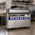 Thumbnail image #2 for Atosa Double-Sided Refrigerated Milk Cooler Cart, 16 Crate Capacity, Stainless Steel