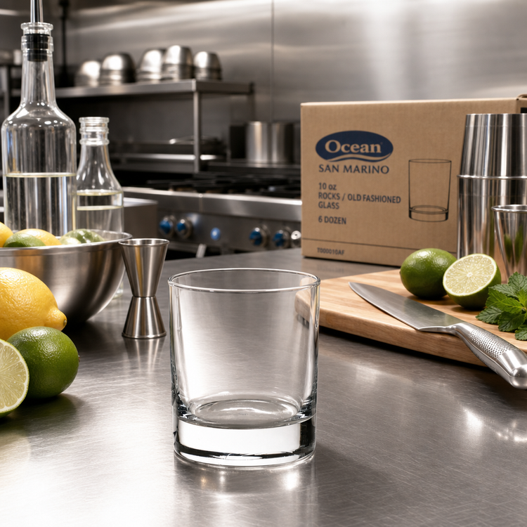 Product image #3 for Ocean San Marino 10 oz Clear Rocks & Old Fashioned Glass - Case of 6 Dozen
