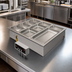Thumbnail image #2 for Hatco Drop-In Modular/Ganged 4/3-Size Heated Well, 3-Pan Capacity, Manifold Drain, Insulated