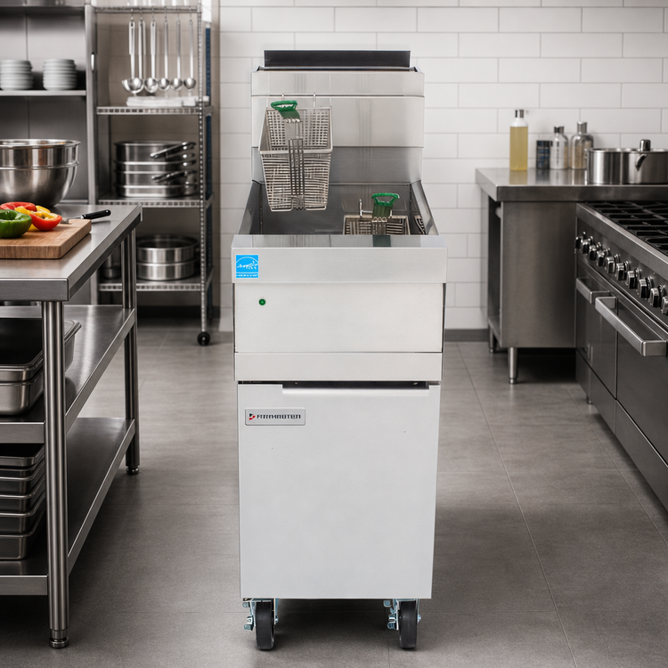 Product image #2 for Frymaster Decathlon HD High Efficiency Tube-Type 50-Lb. Gas Floor Fryer