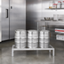 Thumbnail image #2 for Channel Manufacturing KDR148 All-Welded Aluminum Keg Dunnage Rack, 48 x 18 x 12 Inches, 3 Keg Capacity