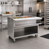 Thumbnail image #2 for Spec-Master Mobile Sealed-Well Electric Hot Food Table, 2 Wells, 208V, 33 Inch W x 32-1/4 Inch D