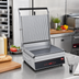 Thumbnail image #2 for Hatco Single Countertop Panini Grill with Grooved Top and Smooth Bottom Plates, Digital Controls, 500°F Max