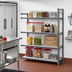 Thumbnail image #2 for Cambro Camshelving Basics Plus 4-Tier Solid Add-On Composite Shelving Unit, 18