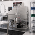 Thumbnail image #3 for CMA Dishmachines Energy Mizer CB Low Temperature Chemical Sanitizing Corner Double-Rack Door-Type Dishwasher