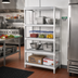 Thumbnail image #2 for Lifetime Tough 4-Shelf Tubular Aluminum Dunnage Shelving Rack, 42 x 24 x 64 Inches