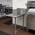 Thumbnail image #2 for BK Resources Heavy Duty Straight Clean Dishtable, 60-Inch Left-to-Right, 304 Stainless Steel Top, 10-Inch Backsplash