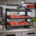 Thumbnail image #2 for Hatco HXMS-42D 42-Inch Countertop Slant Heated Merchandiser with LED Lighting