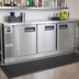 Thumbnail image #2 for Krowne 48-Inch Stainless Steel Front Kick Plate for Back Bar Coolers