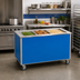 Thumbnail image #2 for Vollrath 4-Series Signature Server Open-Well Bain Marie Hot Food Station with Enclosed Base, 3-Pan, 46 x 28 x 27 Inch, Mobile