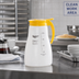 Thumbnail image #2 for Vollrath Dripcut® 64 oz White Polyethylene Syrup Server with Graduated Markings