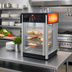 Thumbnail image #2 for Hatco Flav-R-Fresh Countertop Hot Food Holding & Display Cabinet, 1 Door, 4-Shelf Rack, 120V
