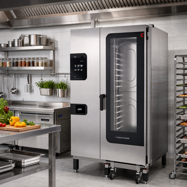 Product image #2 for Convotherm C4 ET 20.10EB-N EasyTouch Full-Size Electric Roll-In Combi Oven with Steam Generator