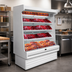 Thumbnail image #2 for Howard-McCray 35E Series Packaged Meats Open Merchandiser, 51-Inch Wide, 4-Lit-Shelf, Self-Contained, White
