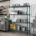 Thumbnail image #3 for Super Erecta Super Adjustable Add-On Wire Shelving Unit, 42 x 24 x 63 Inches, 4 Shelves, Metroseal 3 Epoxy-Coated