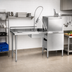 Thumbnail image #2 for Eagle Group Straight Soiled Dishtable with Pre-Rinse Sink, 72 x 30 Inches, Left-to-Right Operation