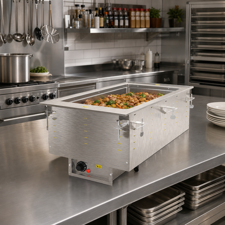 Product image #2 for Drop-In Electric Hot Food Well with Auto-Fill, 1 Full-Size Pan