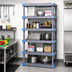 Thumbnail image #2 for Quantum Millenia 5-Shelf Polymer Shelving Starter Unit, 42 x 18 x 86 Inches