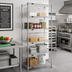 Thumbnail image #2 for EAGLEbrite 5-Tier Stationary Starter Wire Shelving Unit, 24 x 18 x 86 Inches, Zinc Finish