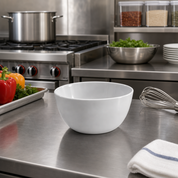 Product image #2 for American Metalcraft Crave Collection Cloud Round Melamine Bouillon Cup, 10 oz