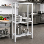 Thumbnail image #2 for Channel Manufacturing ED2036-2 2-Shelf Tubular Aluminum Dunnage Shelving, 36 x 20 x 64 Inches, 2,200 lb. Capacity Per Shelf