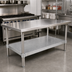 Thumbnail image #2 for BK Resources Galvanized Steel Undershelf for 48 x 36-Inch Work Tables