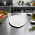 Thumbnail image #3 for Ardesia Selena 9-Inch White Triangular Melamine Plate
