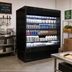 Thumbnail image #2 for Howard-McCray 35E Series Black Dairy Open Merchandiser, 51-Inch, Self-Contained, LED