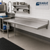 Thumbnail image #2 for Eagle Group Straight Clean Dish Table, 72 x 30 Inch, Left-to-Right, 16/304 Stainless Steel Top