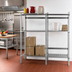 Thumbnail image #2 for New Age 27-Inch Deep x 72-Inch High Stationary Common Upright for 24-Inch Cantilever Shelving