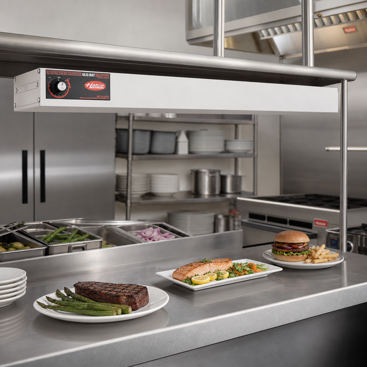 Product image #2 for Hatco Glo-Ray 48-Inch Unlighted Infrared Strip Heater with Single Metal Heating Rod