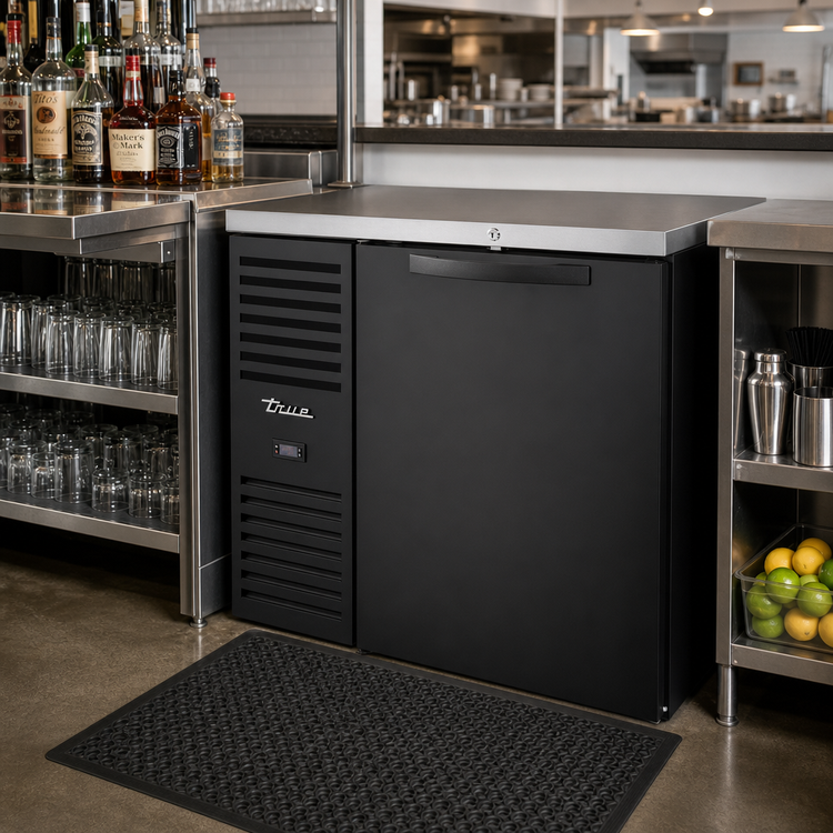 Product image #2 for True Premier Bar 36-Inch Pass-Thru Back Bar Cooler with Solid Locking Doors