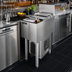 Thumbnail image #2 for Perlick Tobin Ellis Signature Modular Ice Vault Bar Ice Bin, 12 Inch Wide