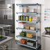 Thumbnail image #2 for MetroMax Q 36 Inch Wide x 18 Inch Deep x 74 Inch High 5-Shelf Add-On Polymer/Wire Shelving Unit
